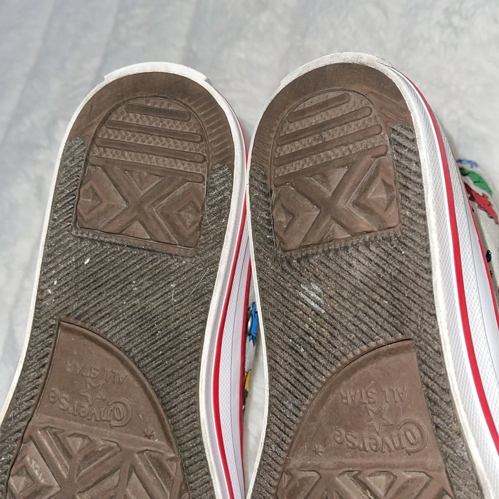 Dinosaur Print High Top Converse